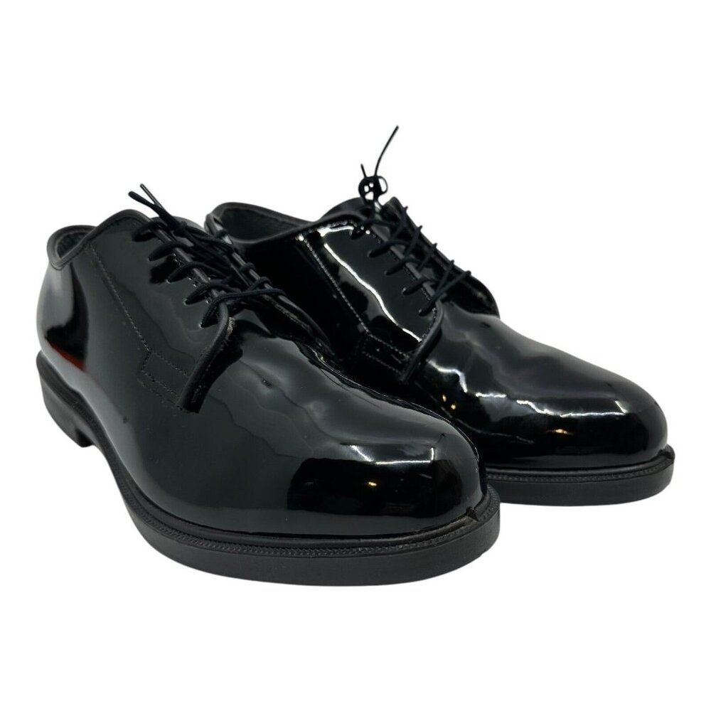 Bates Mens High Gloss Durashocks Uniform Oxford Shoe 10D (M) US‎ E00111 NEW